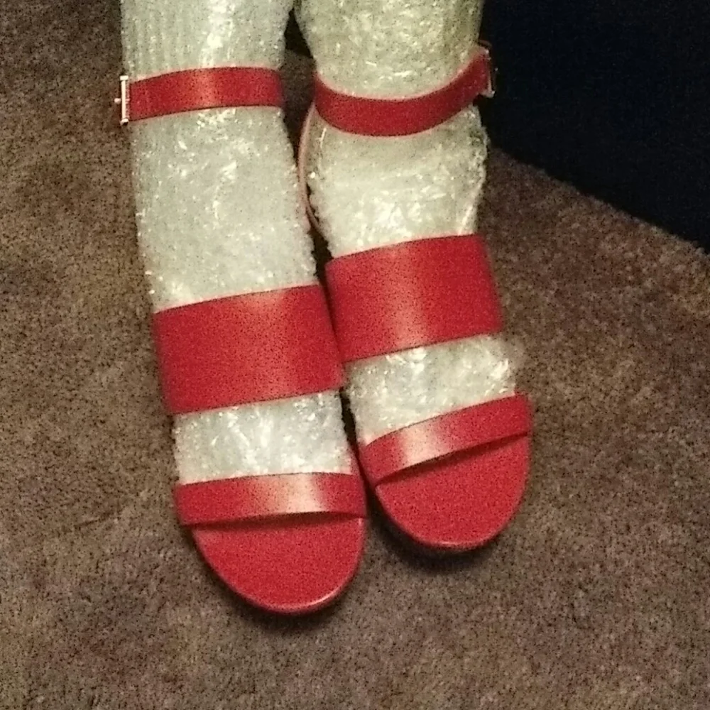 Michael Kors Wedge Bells Sandals as 8